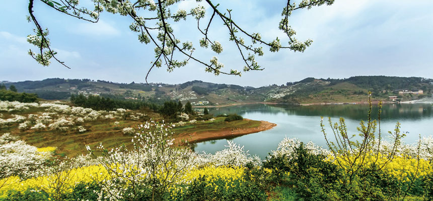 《库岸春色》曾勇